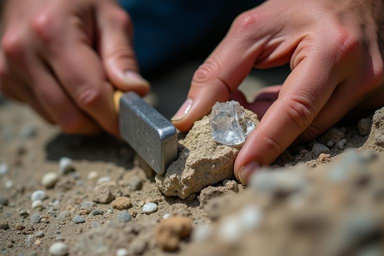 Ricerca sul campo minerale